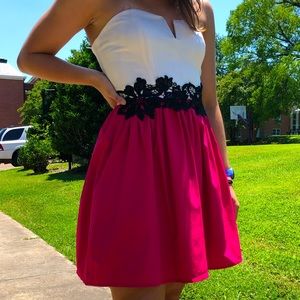 Strapless Homecoming Dress